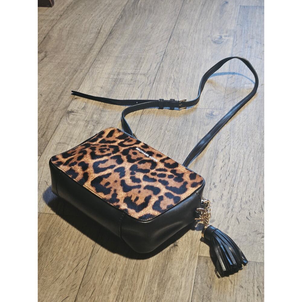 MICHAEL KORS Leopard Print Crossbody Purse